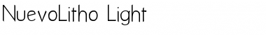Download NuevoLitho Light Font Title Preview