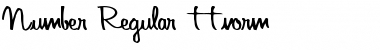 Download Number Regular Font Title Preview