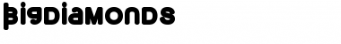 BigDiamonds Regular Font Title Preview