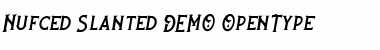 Download Nufced DEMO Italic Font Title Preview