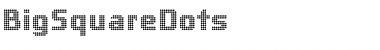 Download BigSquareDots Regular Font Title Preview