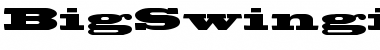 Download BigSwingingSlabS Medium Font Title Preview
