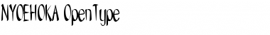 Download NYOEHOKA Regular Font Title Preview