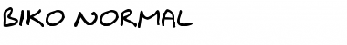 Download Biko Normal Font Title Preview