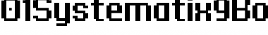 Download 01Systematix9 Bold Font Title Preview