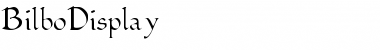 Download BilboDisplay Regular Font Title Preview