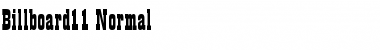 Download Billboard11 Normal Font Title Preview