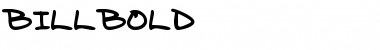 Download Bill Bold Font Title Preview