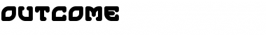 Download Outcome Regular Font Title Preview