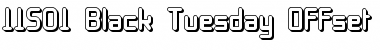 Download 11S01 Black Tuesday Offset Font
