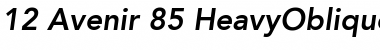 Download Avenir Regular Font Title Preview