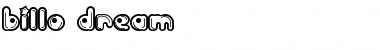 Download Billo Dream Regular Font Title Preview