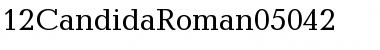 Download 12Candida**Roman05042 Roman Font