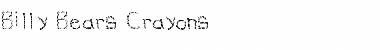 Download Billy Bear's Crayons Regular Font Title Preview