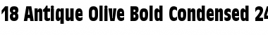Download AntiqueOlive Regular Font Title Preview