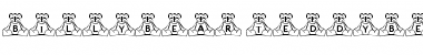 Download BillyBear TeddyBear Regular Font Title Preview