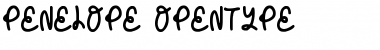 Download Penelope Regular Font Title Preview