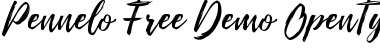 Download Pennello Free Demo Script Regular Font Title Preview