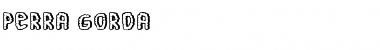 Download Perra Gorda Regular Font Title Preview