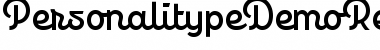 Download Personalitype Demo Regular Regular Font Title Preview
