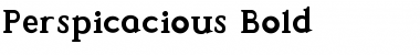Download Perspicacious Bold Font Title Preview