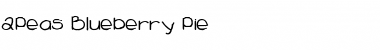 Download 2Peas Blueberry Pie Font