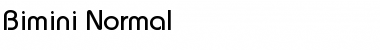 Download Bimini Normal Font Title Preview