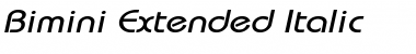 Download Bimini-Extended Italic Font Title Preview
