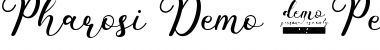 Download Pharosi Personal Use Only Regular Font Title Preview