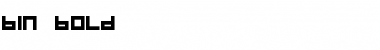 Download BIN Bold Regular Font Title Preview