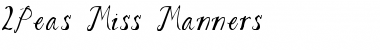 Download 2Peas Miss Manners Regular Font
