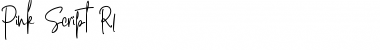 Download Pink Script Regular Font Title Preview