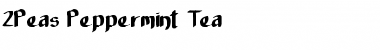 Download 2Peas Peppermint Tea Font