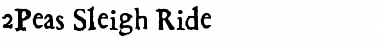 Download 2Peas Sleigh Ride 2Peas Sleigh Ride Font