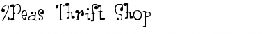 Download 2Peas Thrift Shop Regular Font