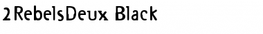 Download 2RebelsDeux Black Font
