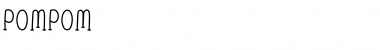 Download Pom Pom Regular Font Title Preview