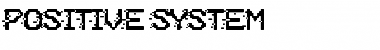 Download Positive System Regular Font Title Preview