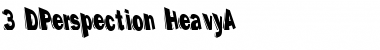 Download Perspection HeavyA Font Title Preview