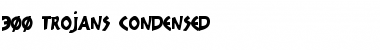 Download 300 Trojans Condensed Condensed Font