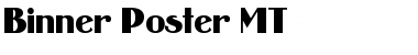 Download Binner Poster MT Regular Font Title Preview