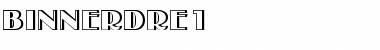 Download BinnerDRe1 Regular Font Title Preview