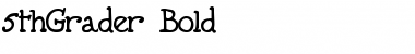 Download 5thGrader Bold Font Title Preview
