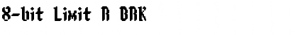 Download 8-bit Limit R BRK Regular Font