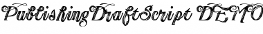 Download Publishing Draft Script DEMO ve Regular Font Title Preview