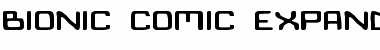 Download Bionic Comic Expanded Expanded Font Title Preview