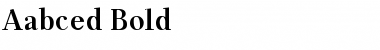 Download Aabced Bold Font Title Preview