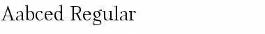 Download Aabced Regular Font Title Preview