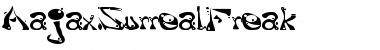 Download AajaxSurrealFreak Regular Font Title Preview