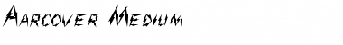 Download Aarcover Medium Font Title Preview